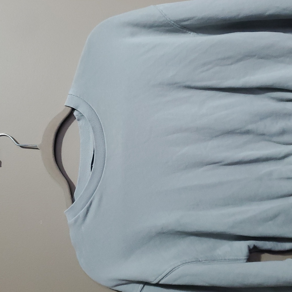 Zara grey cropped sweatshirt size medium - Picture 2 of 6